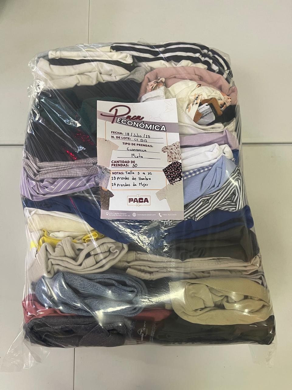 PAQUETE ECONOMICO MIXTO- 50 PIEZAS