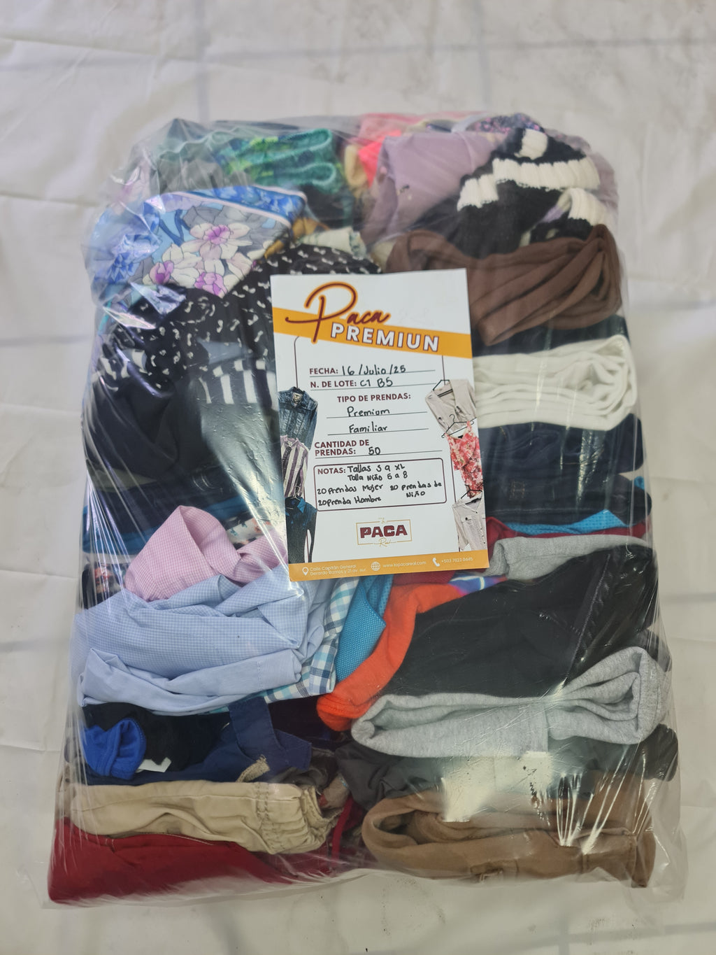 PAQUETE FAMILIAR PREMIUM - 50 PIEZAS