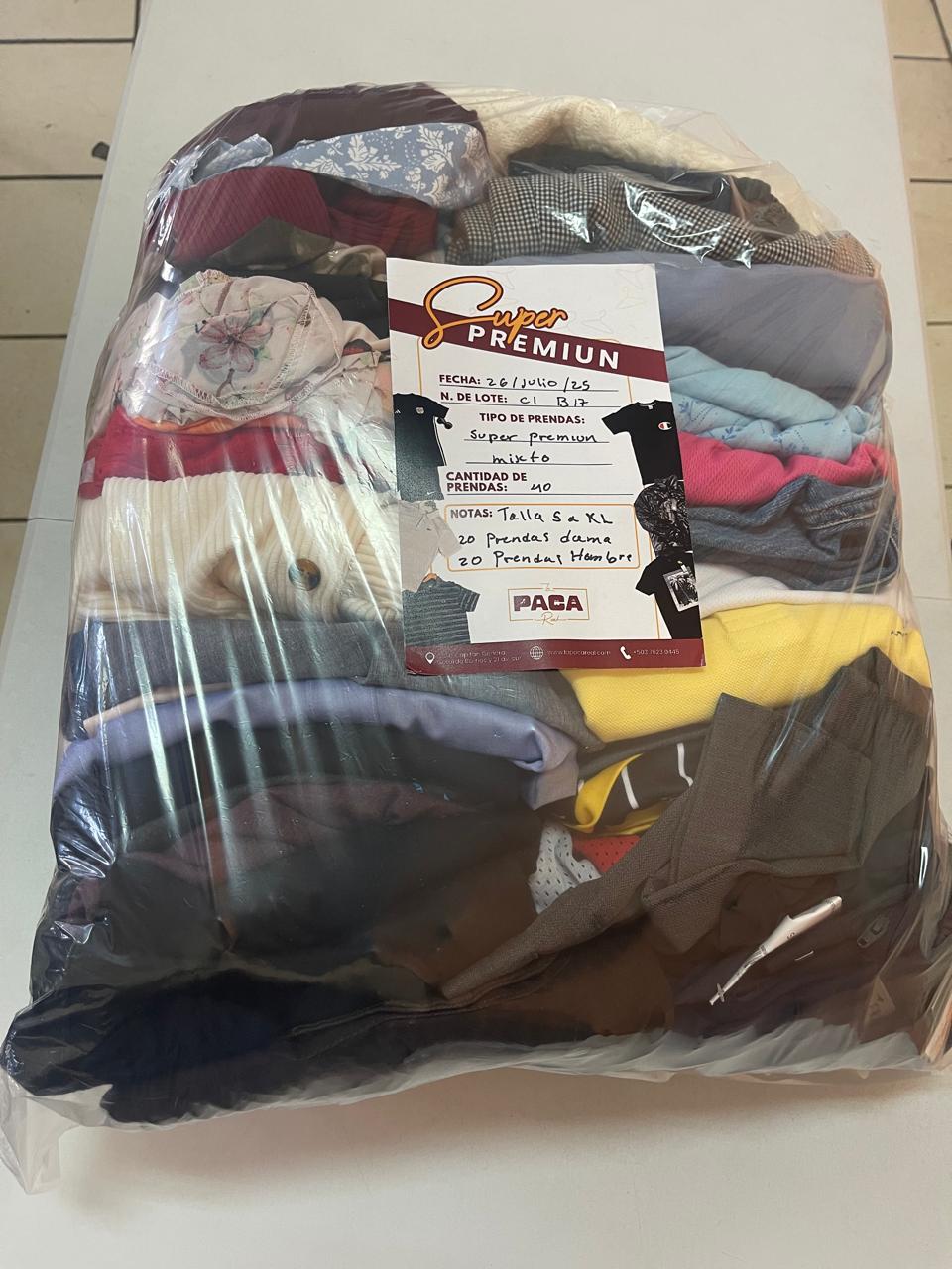 PAQUETE MIXTO HOMBRE Y MUJER SUPER PREMIUM  - 50 PIEZAS